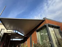 Conception et pose d'une double pergola sur mesure à Artigues (33)